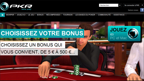 bonus PKR Poker