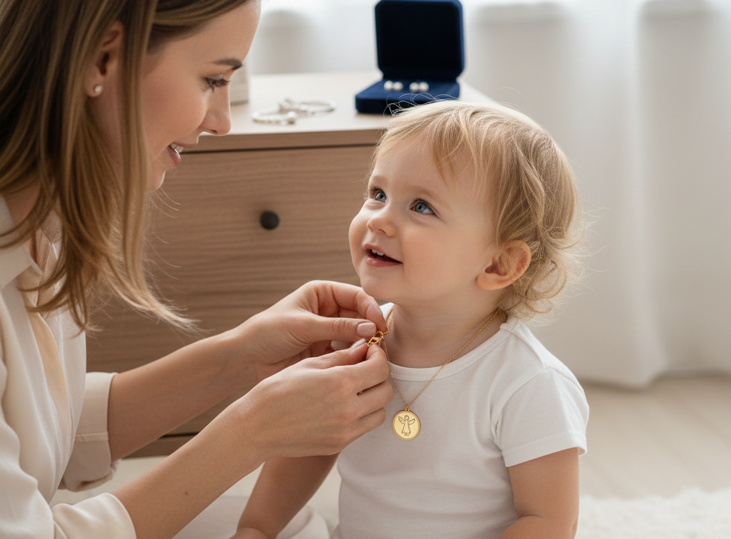 Médaille de baptême : quand la modernité côtoie la tradition