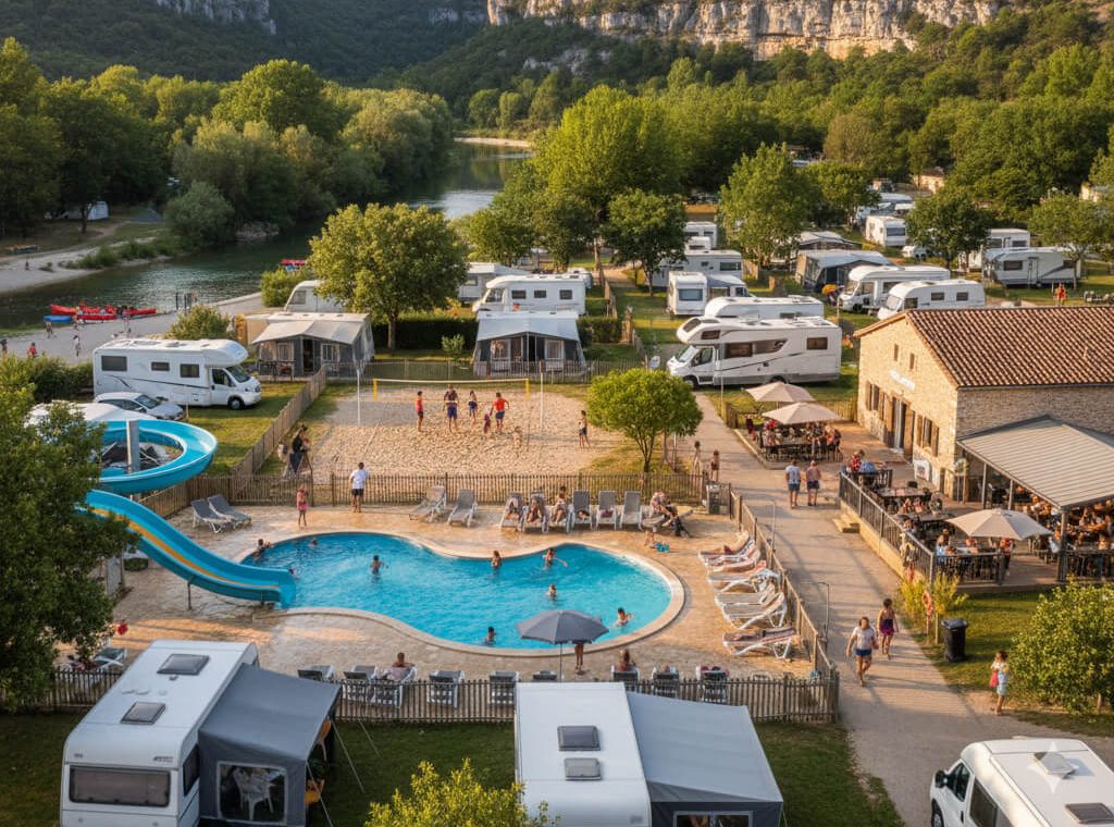 Découvrez la commune de Ruoms et son camping familial La Grand’Terre